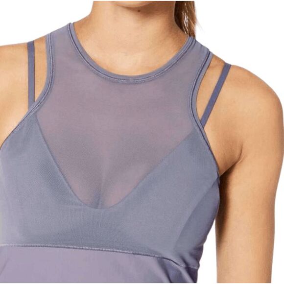 LULULEMON ATHLETICA Fresh In Mesh Tank 'Dusky Lavender' Size 4 - Picture 5 of 5